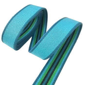 2,5 cm Gurtband "Blue Pools"